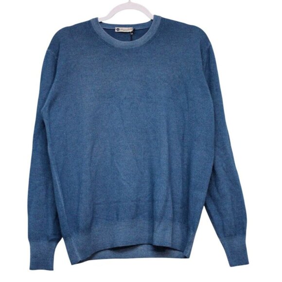 NWT Frugone 1885 Men's 100% Cashmere Sweater Size 48 Medium Preppy Knit Italy - Picture 1 of 14